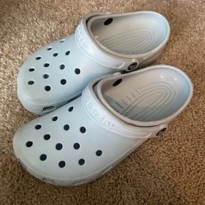 Size 8 Baby Blue Crocs